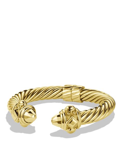 david yurman inspired gold bracelet